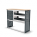 Worktop Module - 3 Drawer/ 2 Shelf Unit - 1250w x 435d x 1050h 